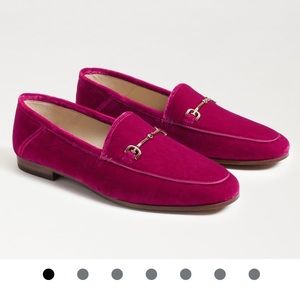 Sam Edelman Loraine Bit Loafer in Raspberry Velvet
